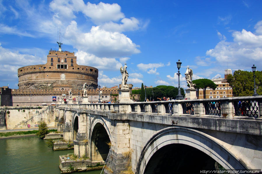 Мост Святого Ангела Рим, Италия