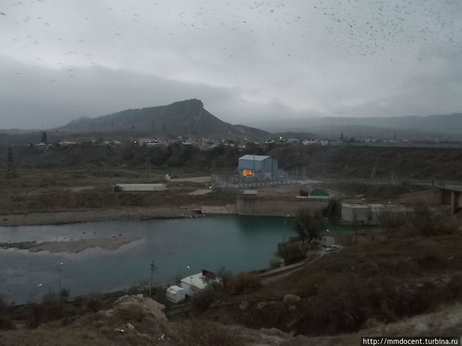 Гельбахская ГЭС в сумерках Кизилюрт, Россия Гельбахская ГЭС в сумерках Кизилюрт, Россия