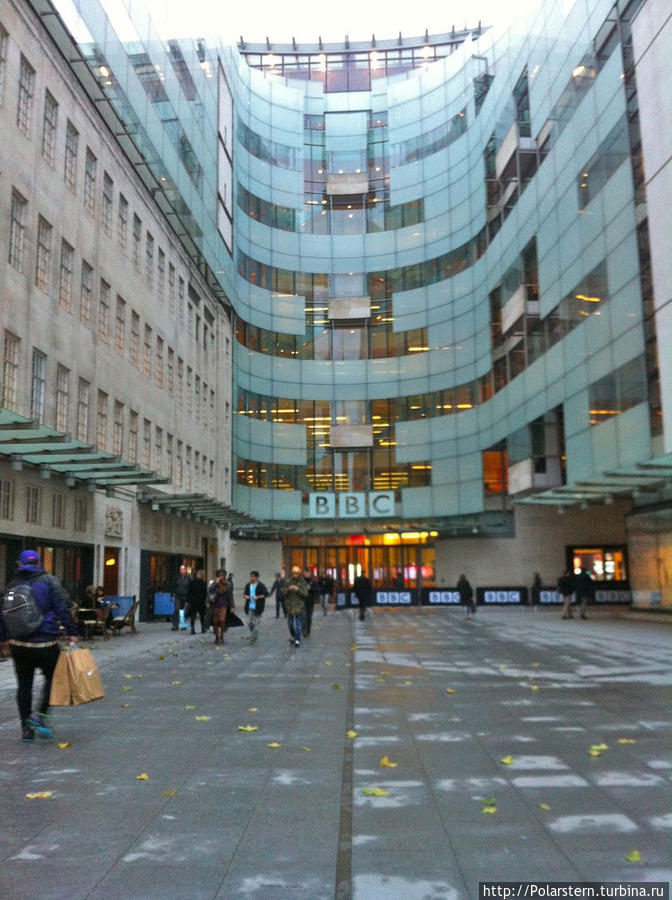 Экскурсия на телерадиокомпанию BBC Лондон, Великобритания