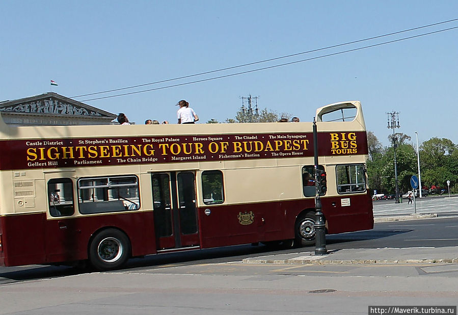 Туристический автобус. Будапешт, Венгрия