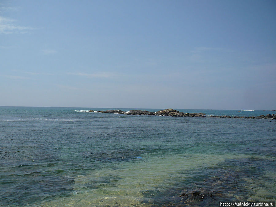 Один из лучших пляжей мира Унаватуна, Шри-Ланка
