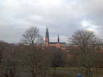 Вид на Кафедральный Собор города Уппсала.