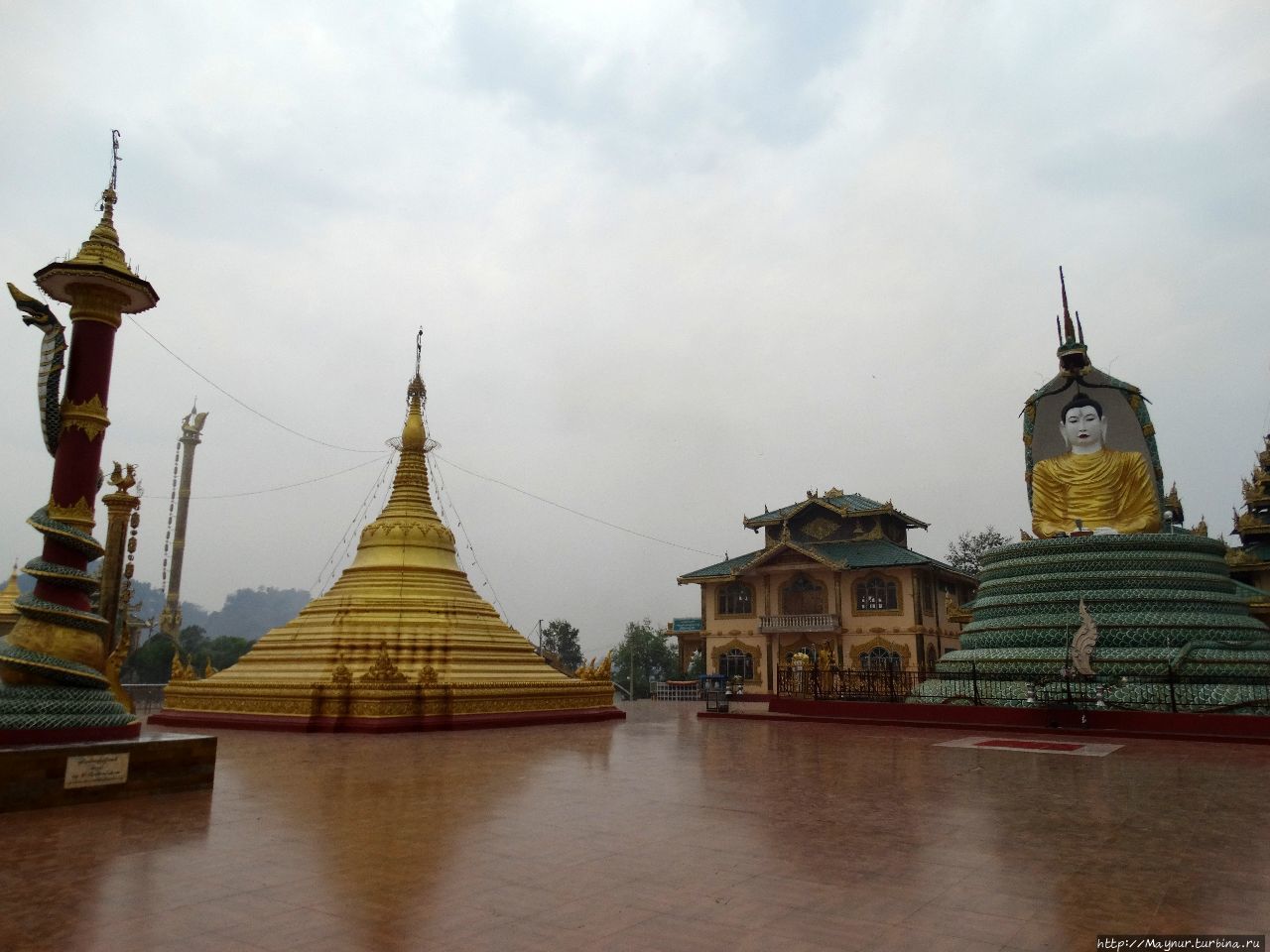 Мьянма. Удивительный  храм в Лашо Лашо, Мьянма