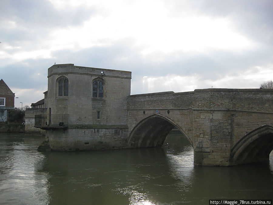 Старый мост в Сент-Айвсе Сент-Айвз, Великобритания