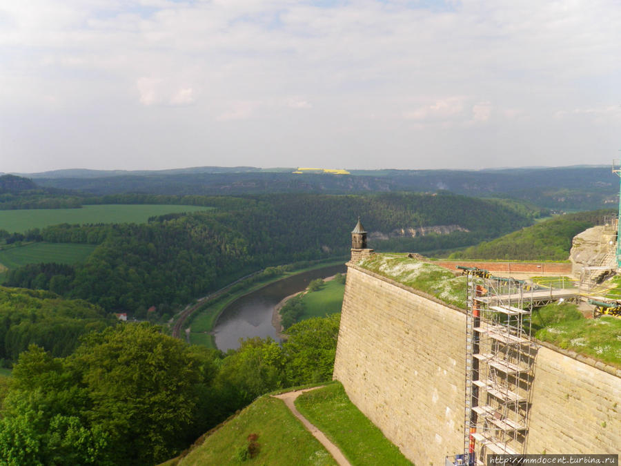 Крепость над Саксонией Кёнигштайн, Германия