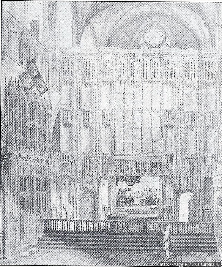 Главный Алтарь в 1790 году Сент-Олбанс, Великобритания