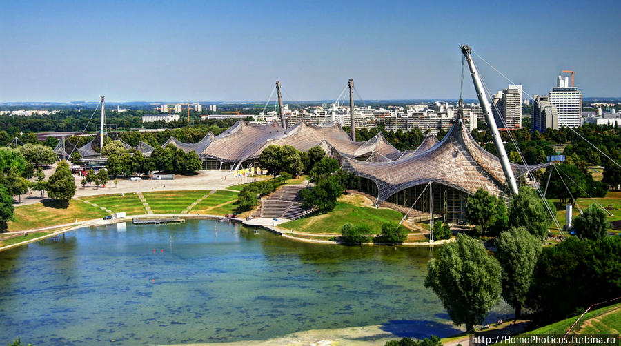 Олимпийский парк, олимпик Штадиум Мюнхен, Германия