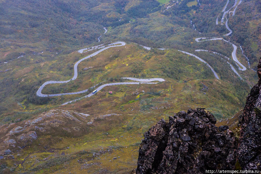 Дорога в никуда Западная Норвегия, Норвегия