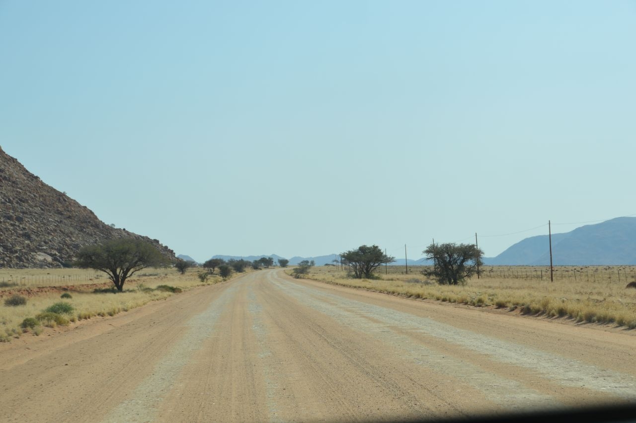 Дорога по «месту, где ничего нет». Пустыня Намиб Пустыня Намиб (Песчаное море), Намибия