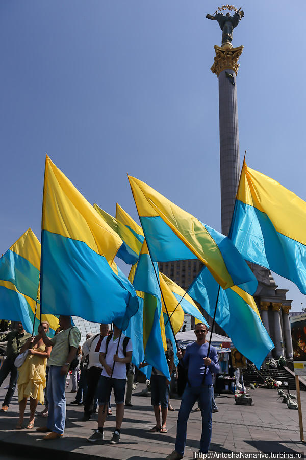 Прогулка по Майдану Киев, Украина
