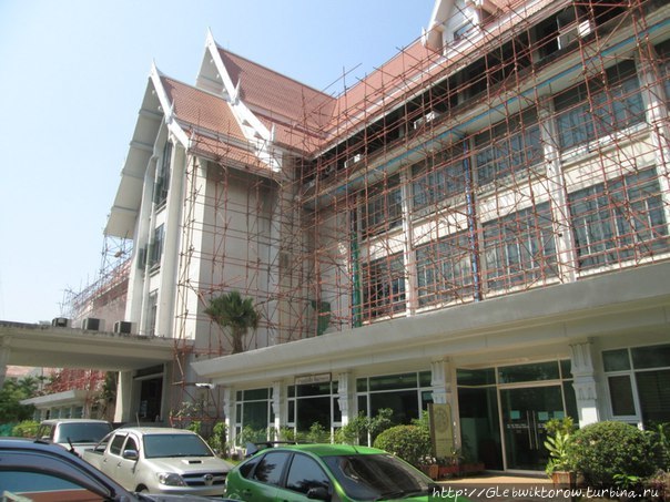 Пешком от дворца до национальной библиотеки Бангкок, Таиланд