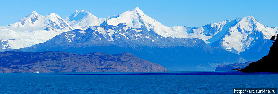 Ледники озера Argentino Эль-Калафате, Аргентина