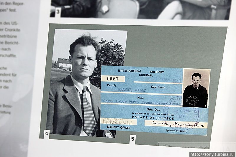 Вилли Брандт — репортрет на Нюрнбергском процессе Нюрнберг, Германия