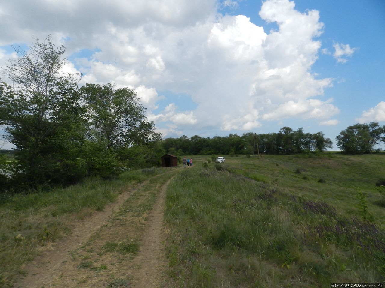 Степь: дороги, поля, курганы, половецкие бабы и монументы Херсонская область, Украина
