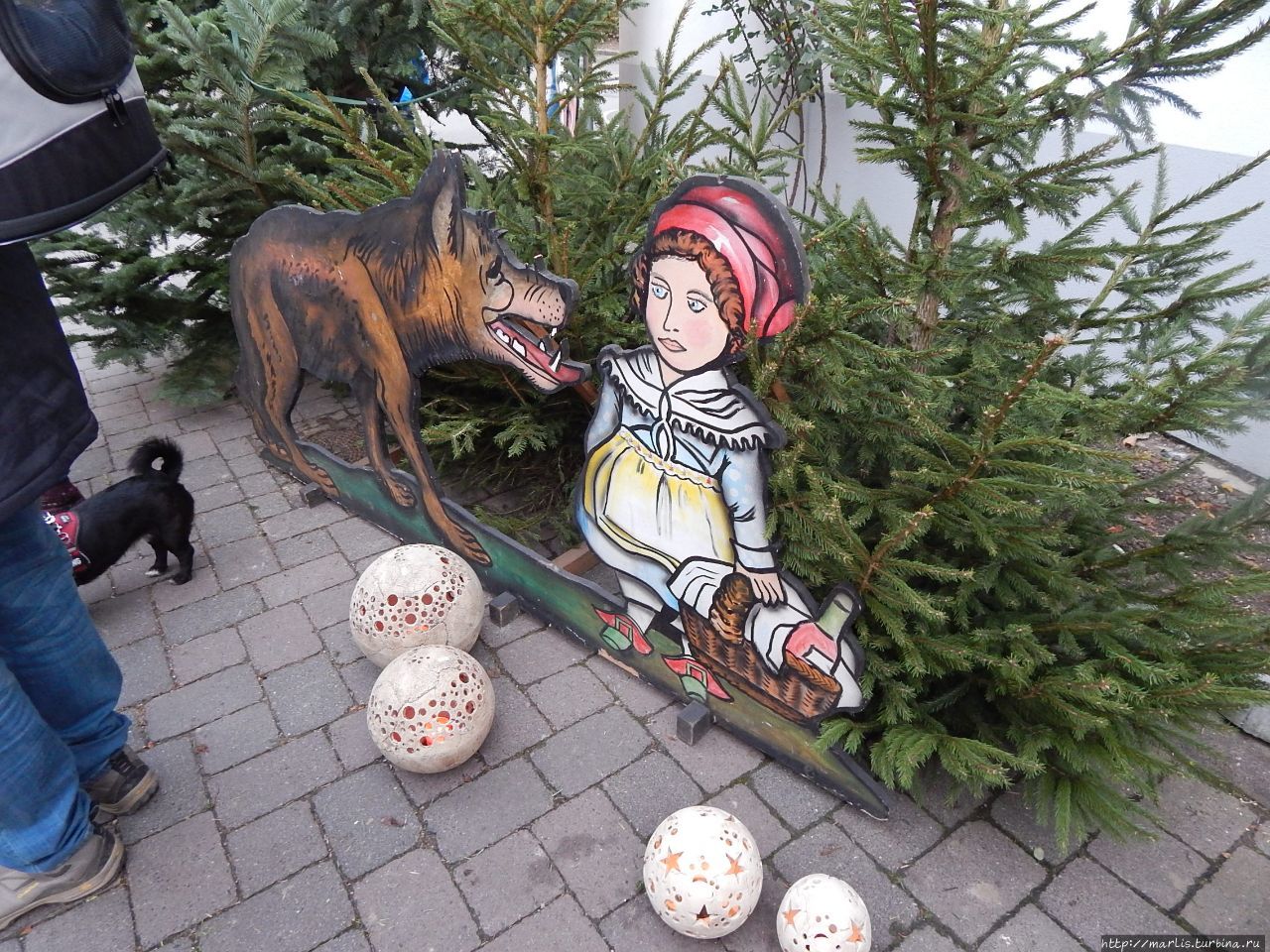 Рождество в деревне Бад-Кройцнах, Германия