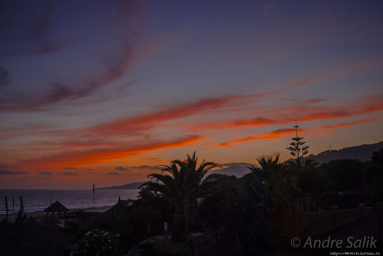 Вечернее небо Тарифа, Испания