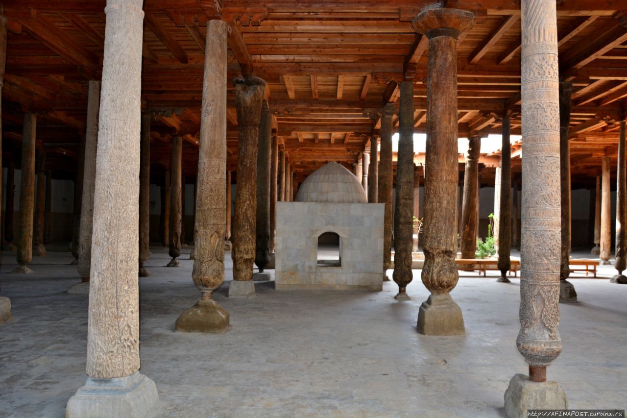 Хива. Ичан-Кала. Джума-мечеть и её минарет