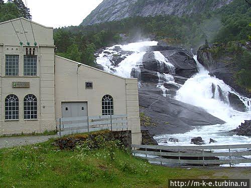 Живой водопад. Фото из инета Хардангер-фьорд, Норвегия