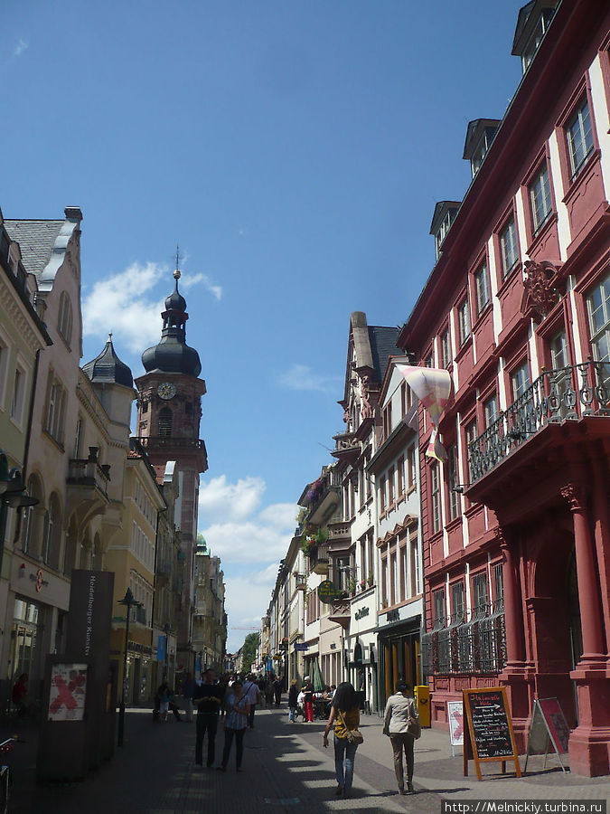 Прогулка по улочкам самого романтического города Германии Гейдельберг, Германия
