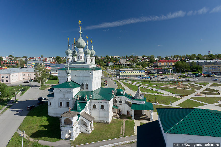 Вид с Соборной колокольни Усолье, Россия