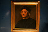 Портрет Христофора Колумба в музее моря Генуи