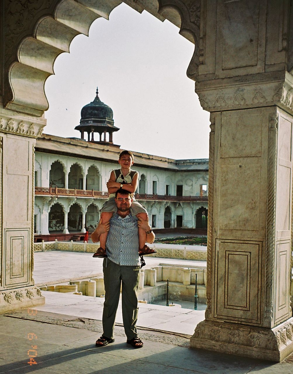 My family in Agra Fort ( UNESCO # 251)