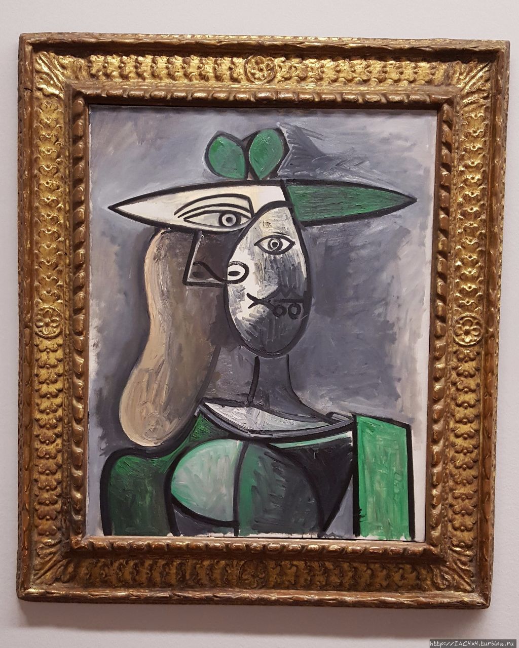 Пабло Пикассо, Женщина в зеленой шляпе (1947) Вена, Австрия