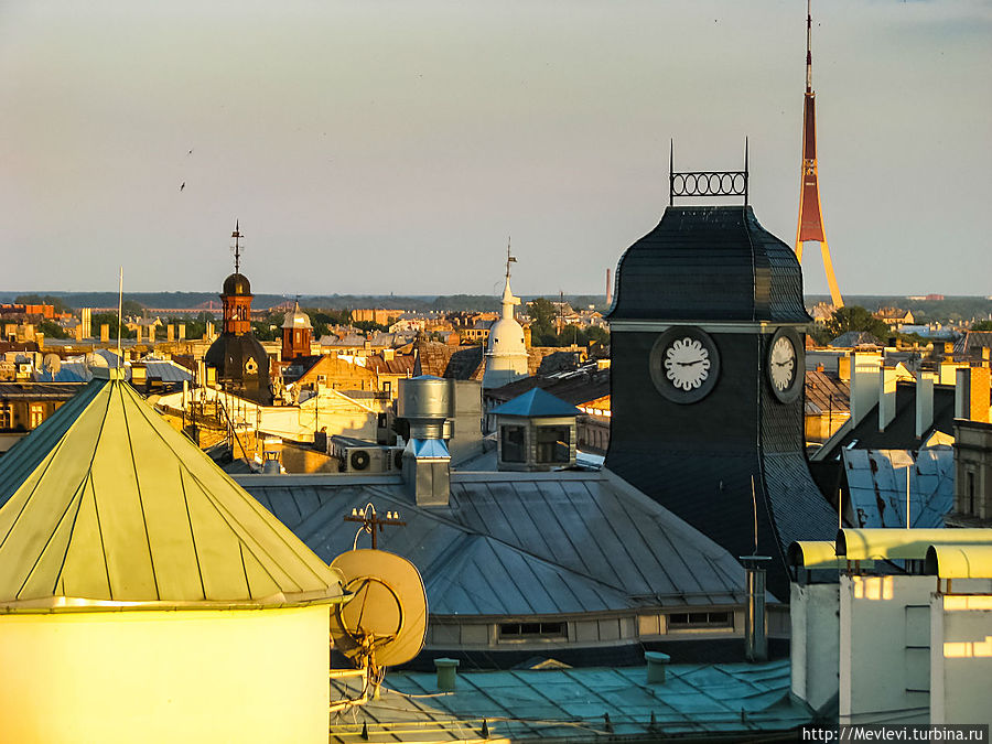 Городские крыши Рига, Латвия