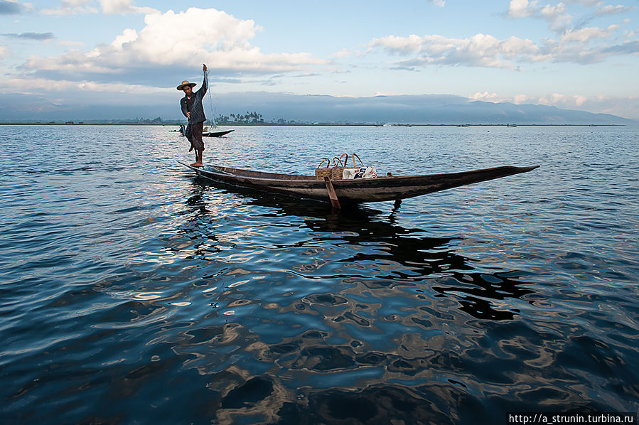 На озере Инле Озеро Инле, Мьянма