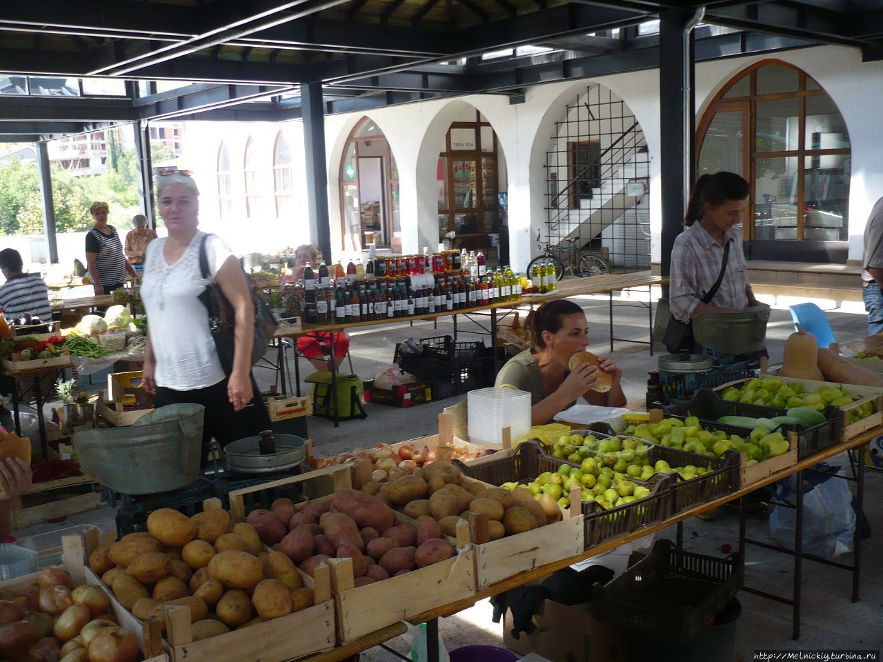Городской рынок на Малой Тепе Мостар, Босния и Герцеговина