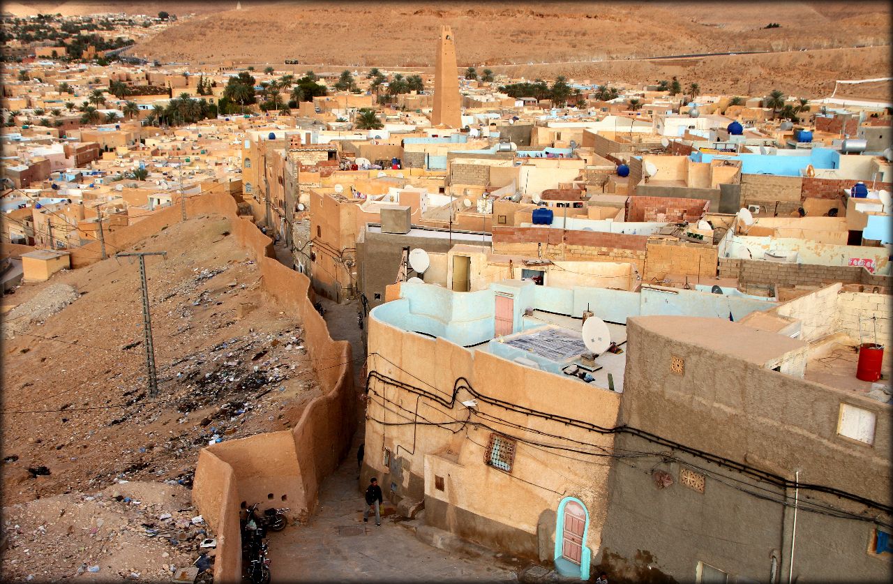 Колоритные ксуры долины Мзаб Провинция Гардая, Алжир