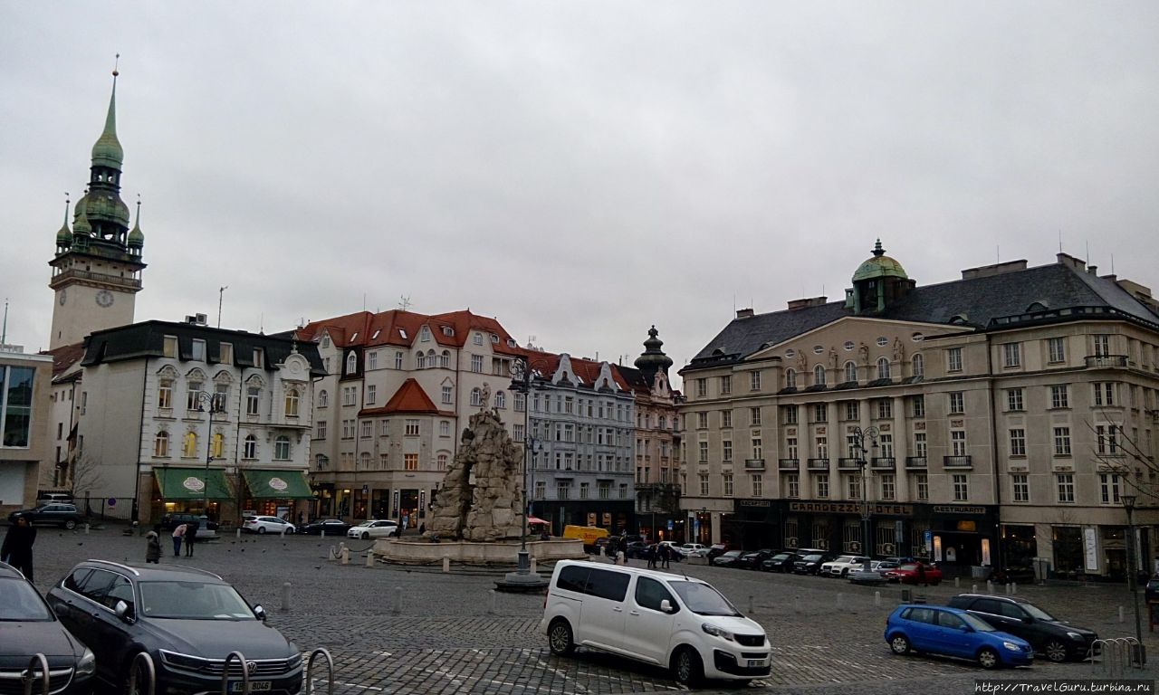 Площадь Овощной рынок Брно, Чехия