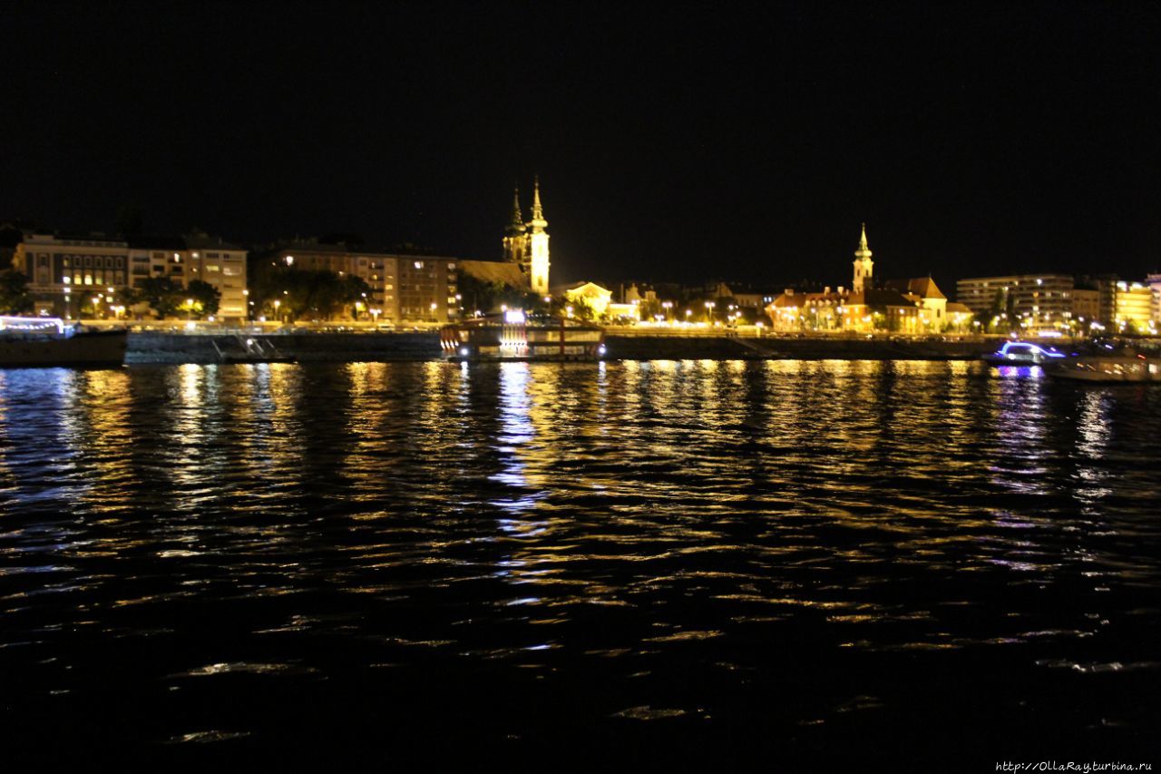Вечерний Дунай Будапешт, Венгрия