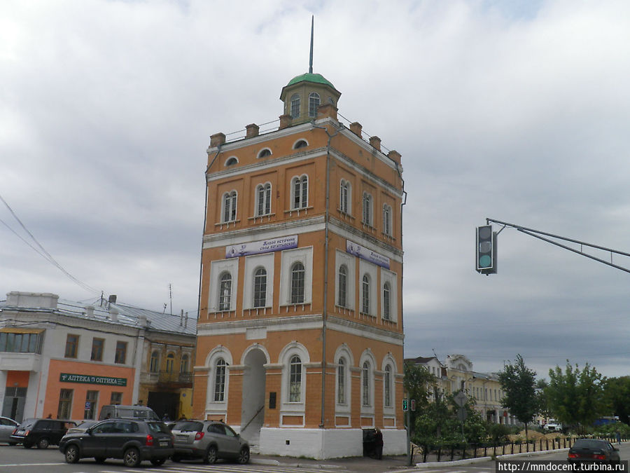 Водонапорная башня, одна из достопримечательностей Муром, Россия