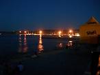 Ночной вид на феодосийский порт