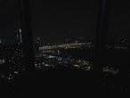 Вид на ночную Вену с Дунайской башни