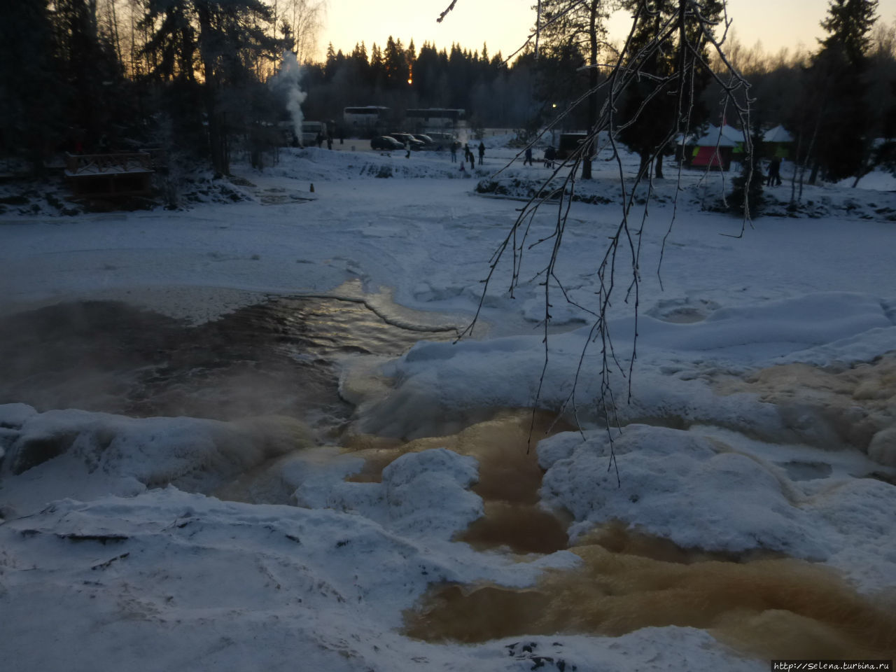 Водопады  Ахвенкоски Рускеала, Россия