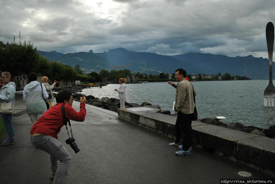 Вевей: стандартное фото с вилкой Кантон Во, Швейцария