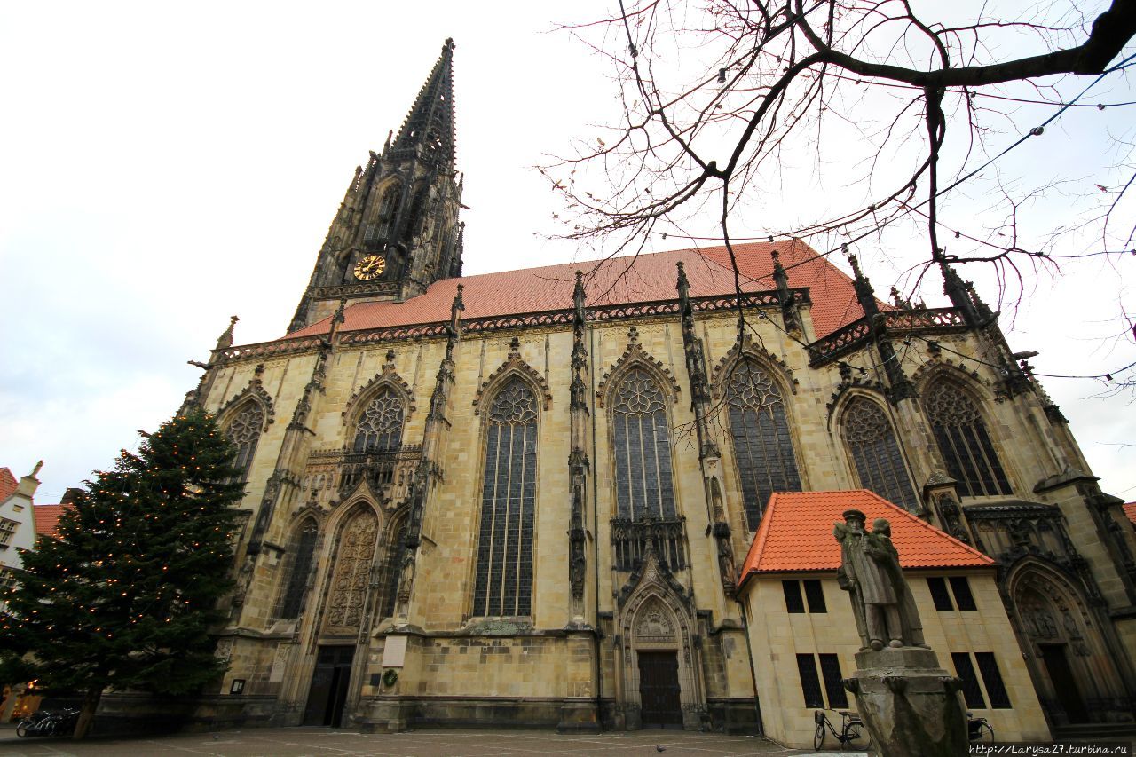 Церковь Св. Ламберта, южный фасад Мюнстер, Германия