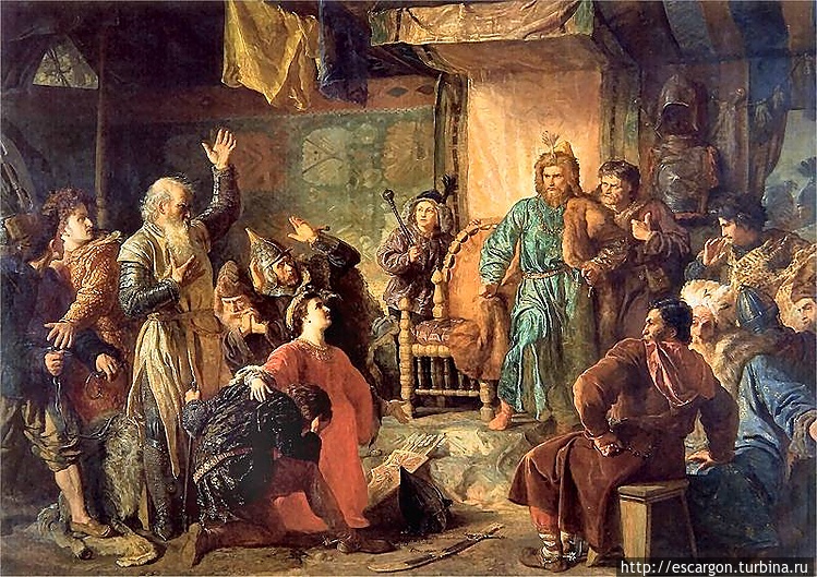 Кейстут и Витовт в плену 