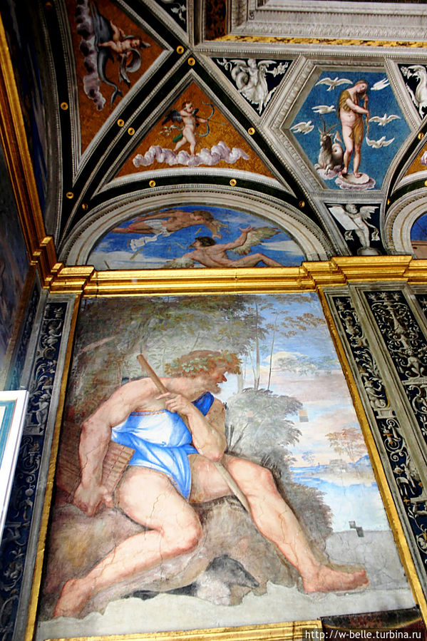 Фантастическая Фарнезина: фрески, фризы, РаФаэль Рим, Италия