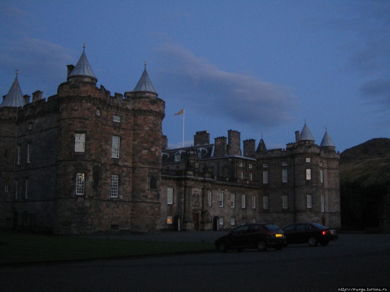 Королевский дворец Холирудхаус в Эдинбурге Эдинбург, Великобритания