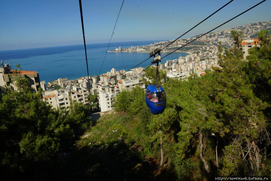 Канатная дорога на Хариссу Ливан Канатная дорога на Хариссу Ливан