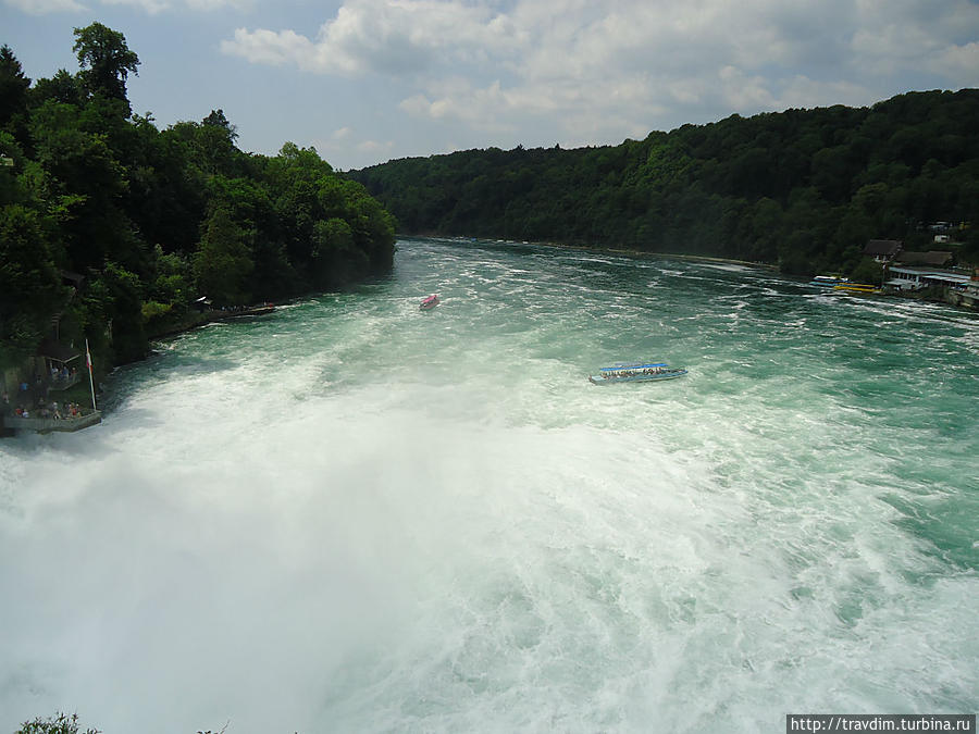 Рейнский водопад — чарующее чудо природы Шаффхаузен, Швейцария