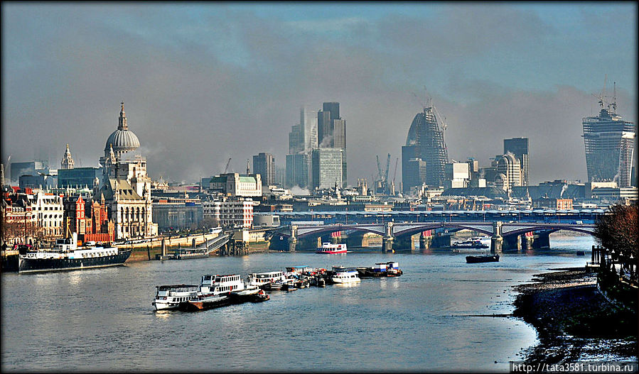 Темза в Лондоне Лондон, Великобритания