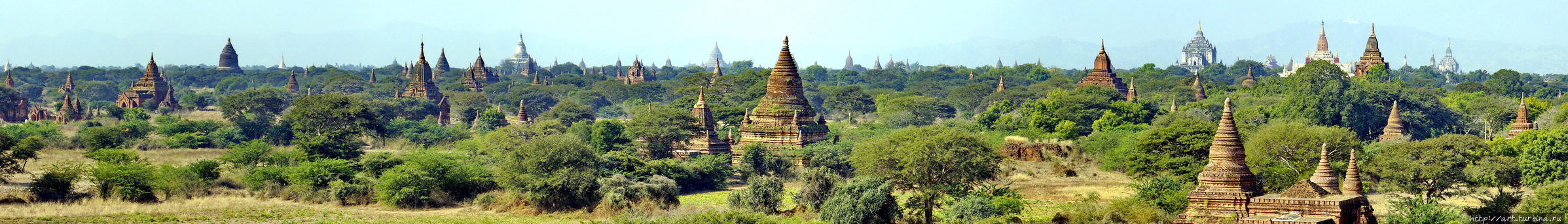 Храмов и ступ здесь несколько тысяч Баган, Мьянма