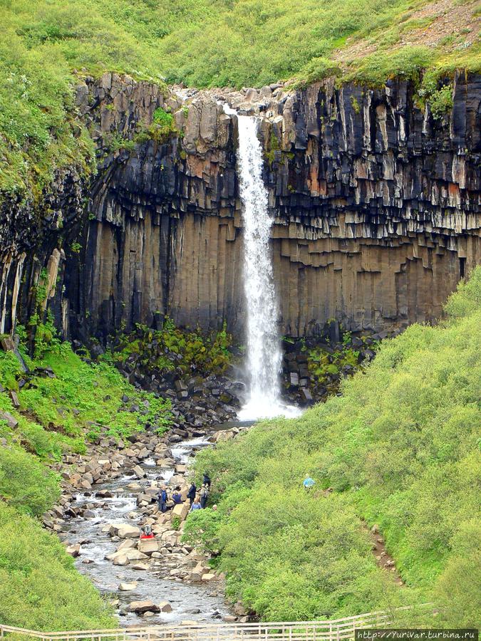 Водопад ОргАн Ватнайёкюдль Национальный Парк, Исландия
