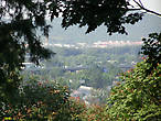 Вид с горы на город