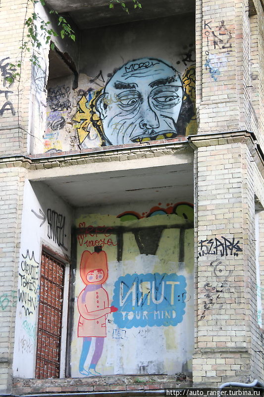 Граффити в Заречье. Вильнюс, Литва