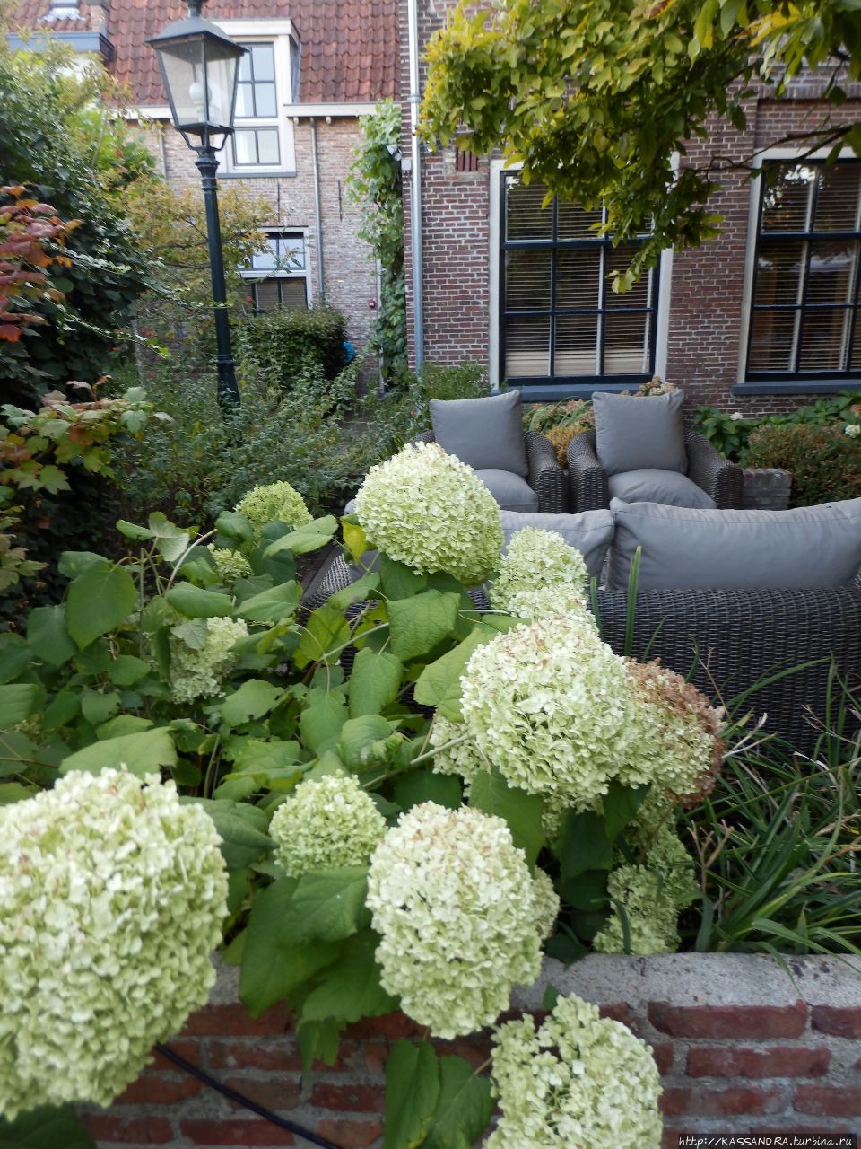 Голландский сад и   внутренний дворик в Амерсфорте